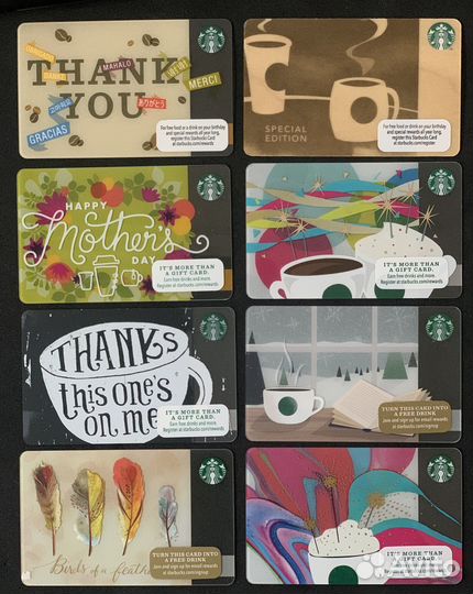 Карта Starbucks США