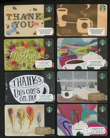 Карта Starbucks США