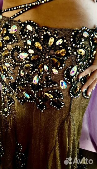 Костюм для восточного таца. Swarovski