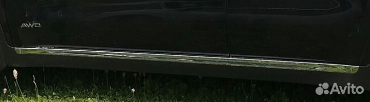 Накладки на пороги kia sportage 4