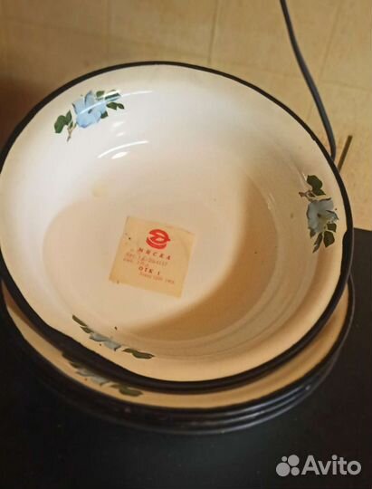 Миска эмалированная СССР