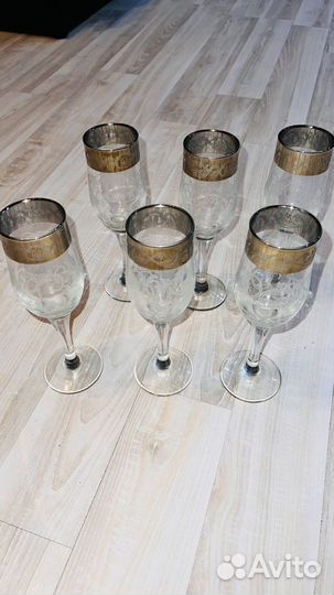 Бокалы для шампанского 6 шт