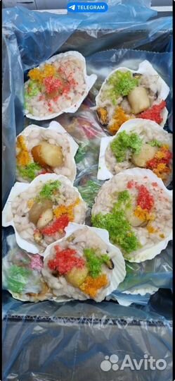 Устрицы и гребешки