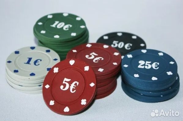 Набор для покера Texas Holdem Poker Set, 200 фишек