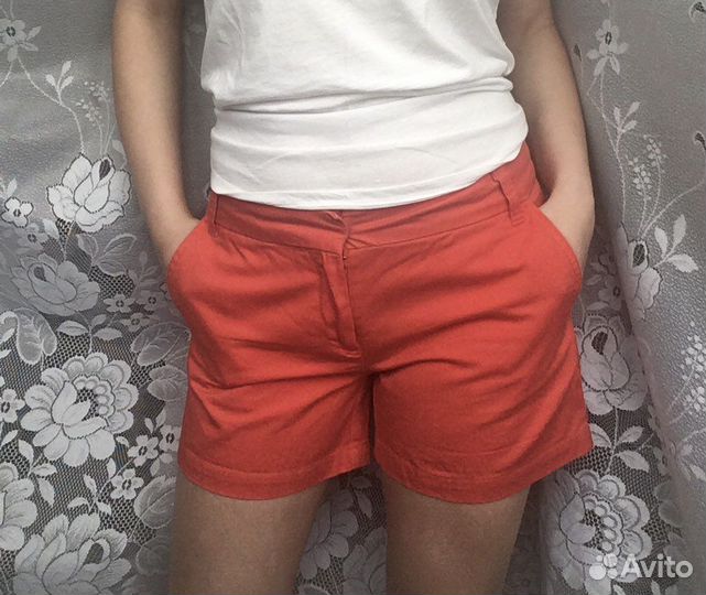 Шорты летние женские красные s