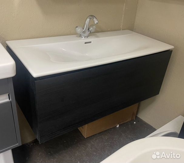 L-Cube тумба подвесная Black