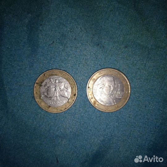 Монеты 2 евро 2015,2017