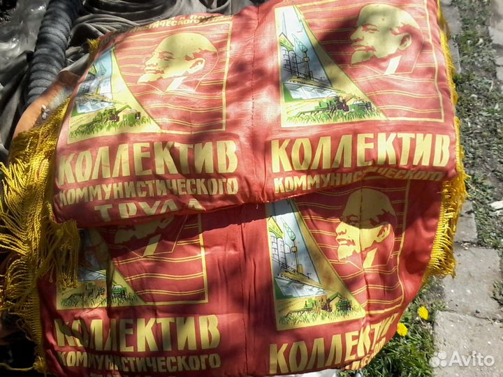 Подушки с портретом Ленина СССР