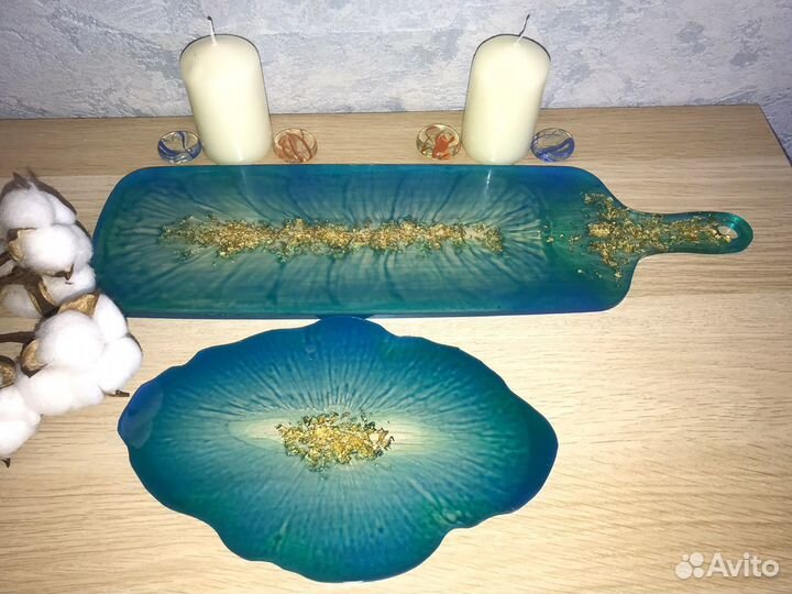 Сервировочные блюда, тарелки, доски