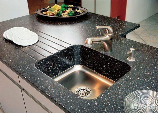 Столешница искусственный камень акрил p-9417