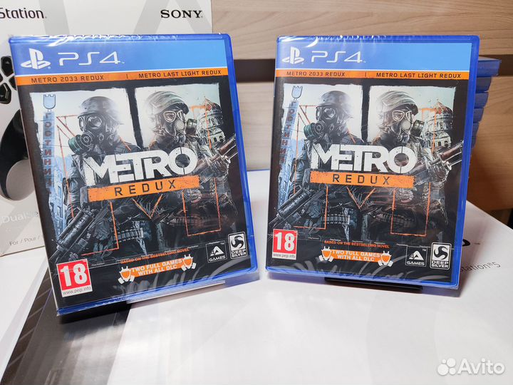 Новый диск Metro Exodus Metro Redux PS5 PS4 Рус