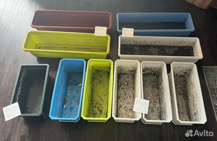 Ящик балконный горшок для цветов