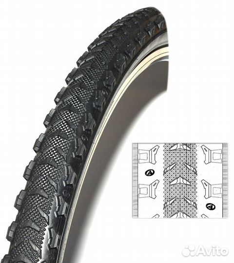 Покрышка велосипедная 29x2,10 AT-Rocket