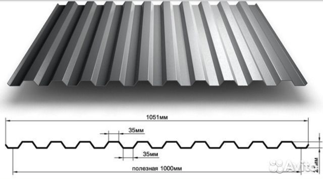 Профнастил матовый