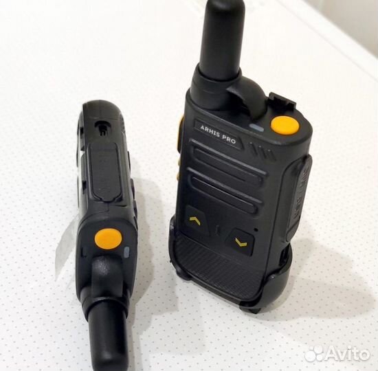 Легкая рация с наушником, комплект 2 штуки