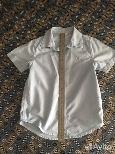 Школьная рубашка 100хлопок