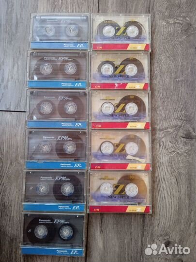Аудиокассеты sony basf fuji panasonic