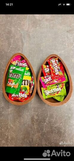 Большое шоколадное яйцо