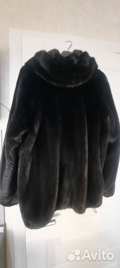 Шуба норковая автоледи с капюшоном