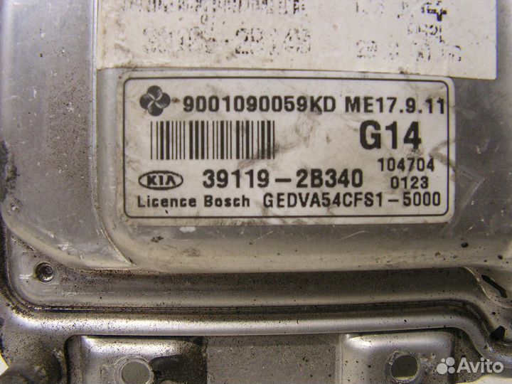 Блок управления двигателя ECU 391192B340 Киа Сиид