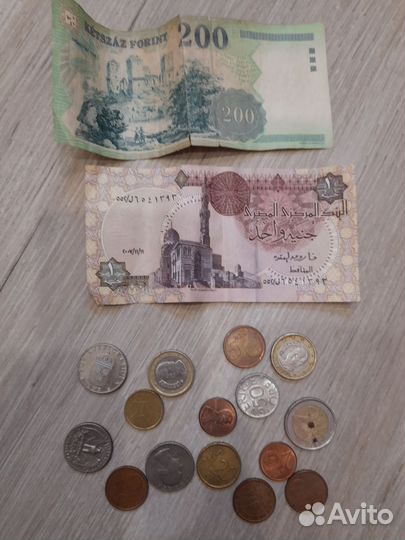 Монеты и купюры разных стран