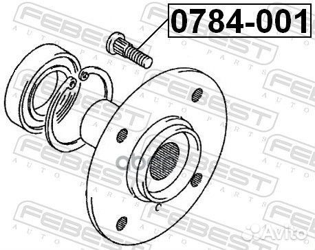 Шпилька колёсная (suzuki grand vitara/escudo SQ