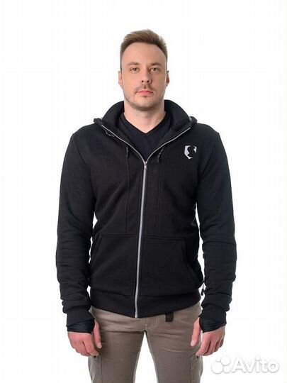 Starks City Ride 2022 мототолстовка с защитой черн