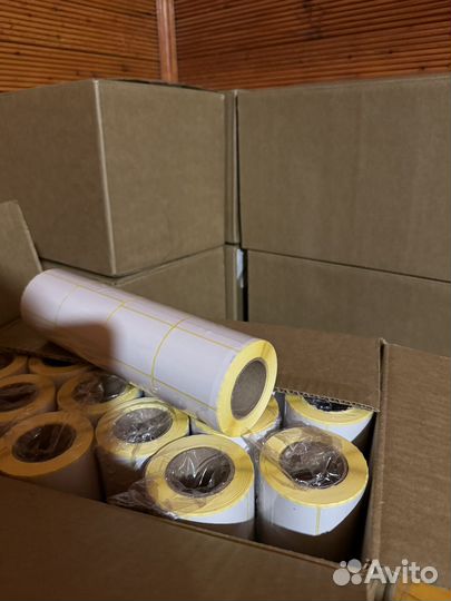 Самоклеющаяся термо этикетки для принтера 58*40