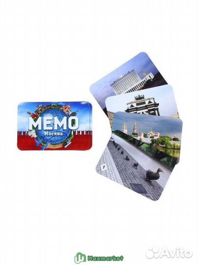 Карточная настольная игра Мемо Москва