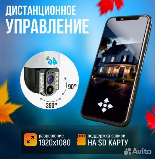 Камера видеонаблюдения 4g с симкартой