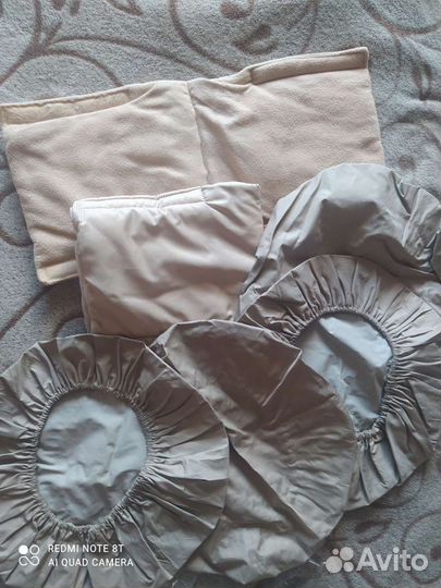 Муфта на коляску+чехлы на колеса