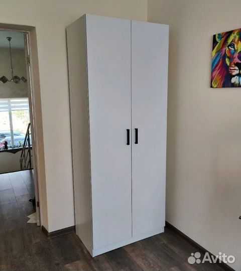 Шкаф Рик платяной белый