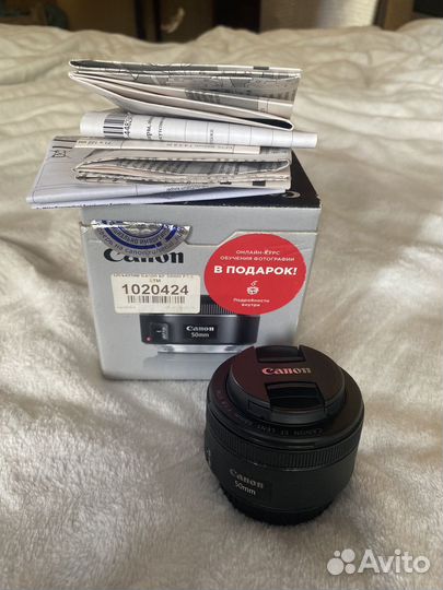 Объектив canon ef 50mm f 1 8 stm