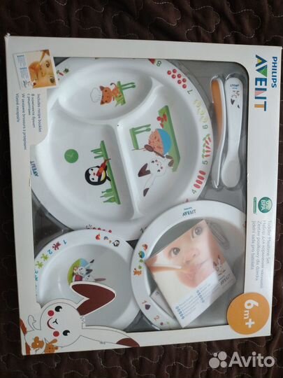Набор детской посуды philips avent бу