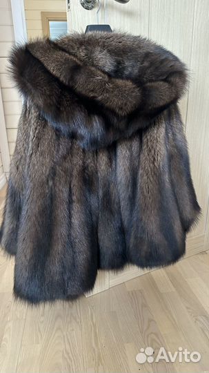 Шуба из меха куницы
