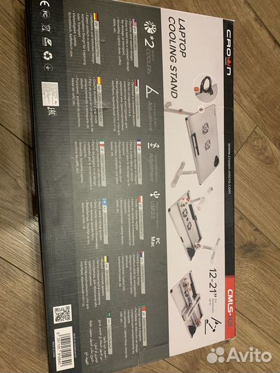 Столик для ноутбука crown micro cmls-101