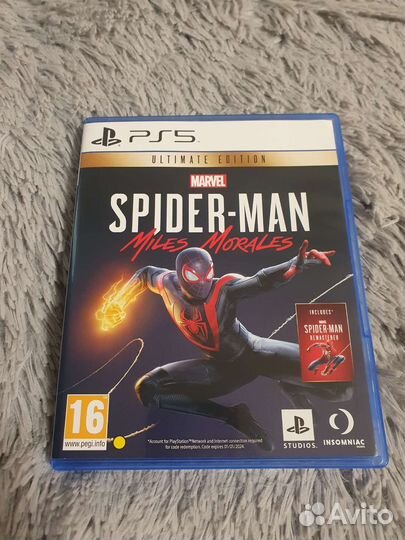 Игра для ps5 человек паук Майлз Моралес