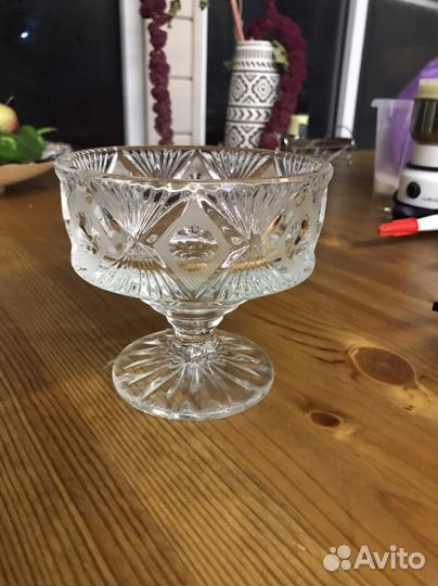 Конфетница СССР хрусталь