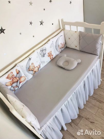 Комплект в кроватку мишки