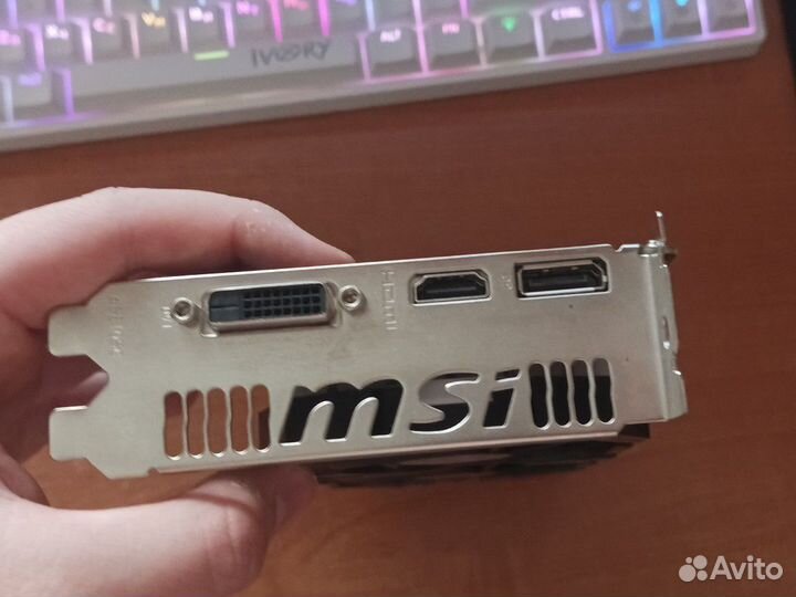 Видеокарта gtx 1050 ti 4gb msi