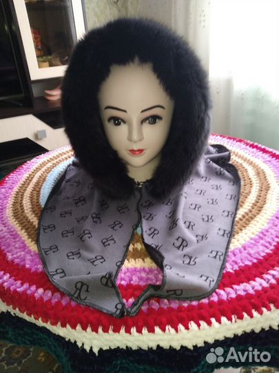 Косынка с мехом