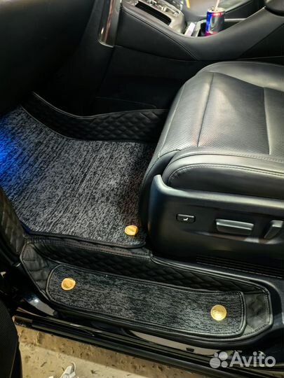 3d ковры из экокожи Alphard 30