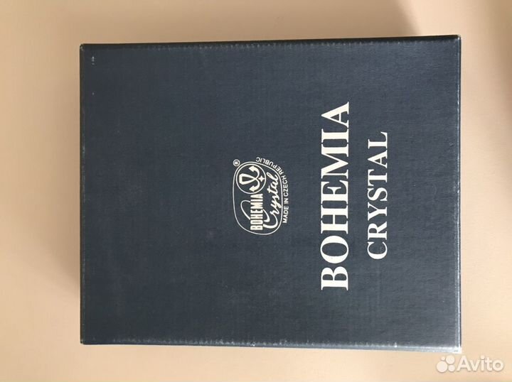 Новый набор фужеров под мартини из хрусталя Bohemi