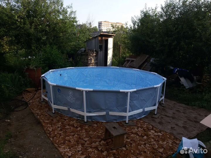 Каркасный бассейн диаметр 3.66, высота 76см