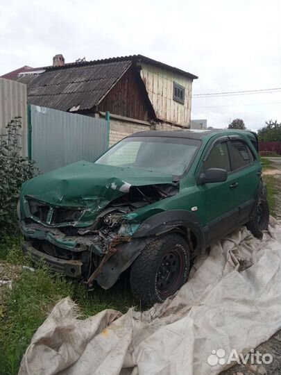 Kia Sorento 2.5 МТ, 2003, битый, 280 000 км