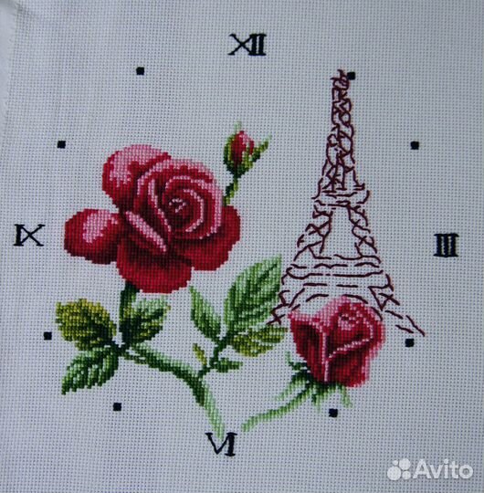 Часы / Заготовка под часы / Вышивка крестиком