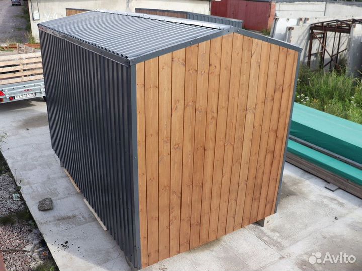 Хозблок бытовка из профнастила