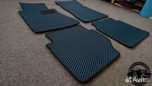 Автоковрики EVA для Mercedes-Benz w123, синего цве