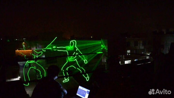 4w Лазер мощный цветной для шоу для клуба, SV-4w40