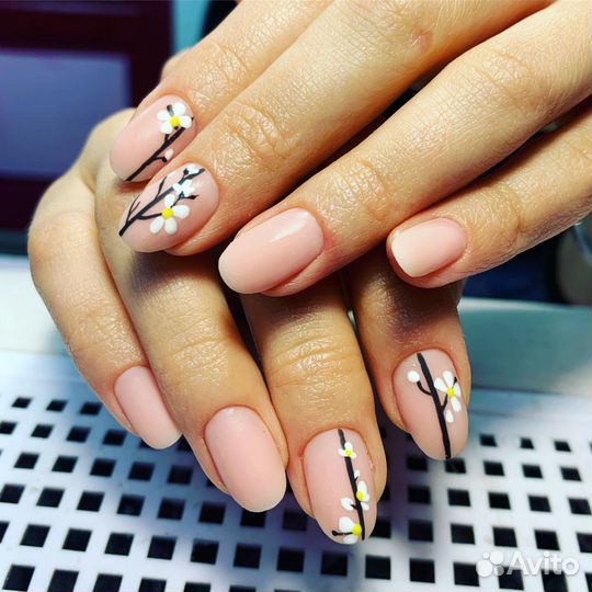 Маникюр комбинированный, аппаратный, наращивание,р